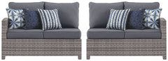 Salem - Gray - Raf / Laf Loveseat W/Cush (Set of 2)