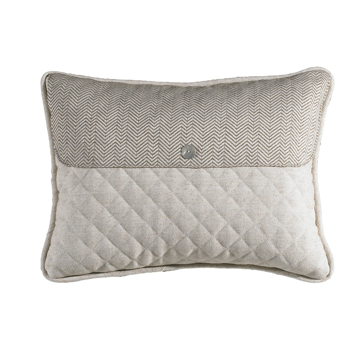Fairfield Cream & Taupe Envelope Pillow, 16" x 21", 1PC
