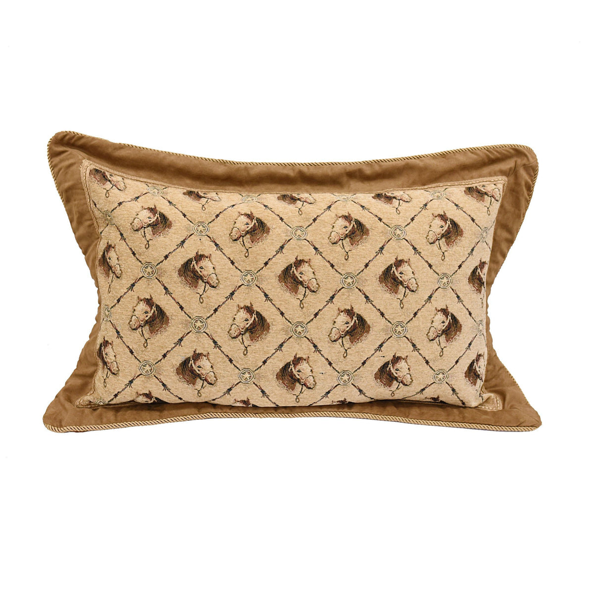 Horse Head Pillow Sham, 21" x 34" x 3"