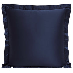 High Shine Satin Euro Sham, 27" x 27", Navy, 1PC