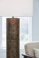Jebson - Dark Bronze Finish - Metal Floor Lamp