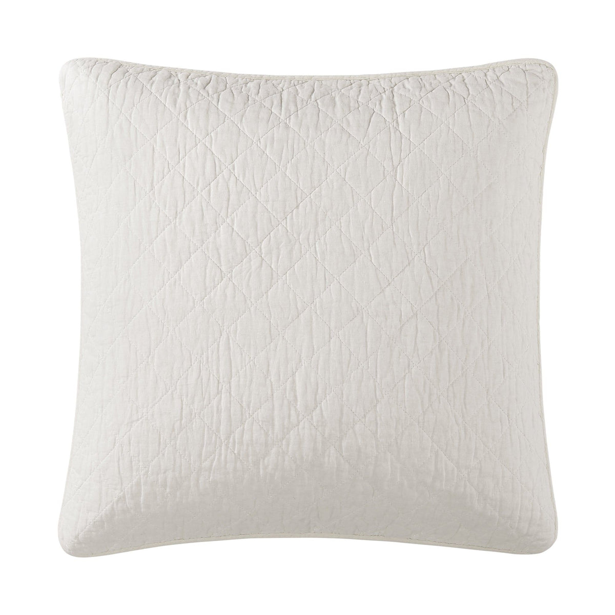 Cotton Comfort Euro Sham, 27" x 27", White, 1PC