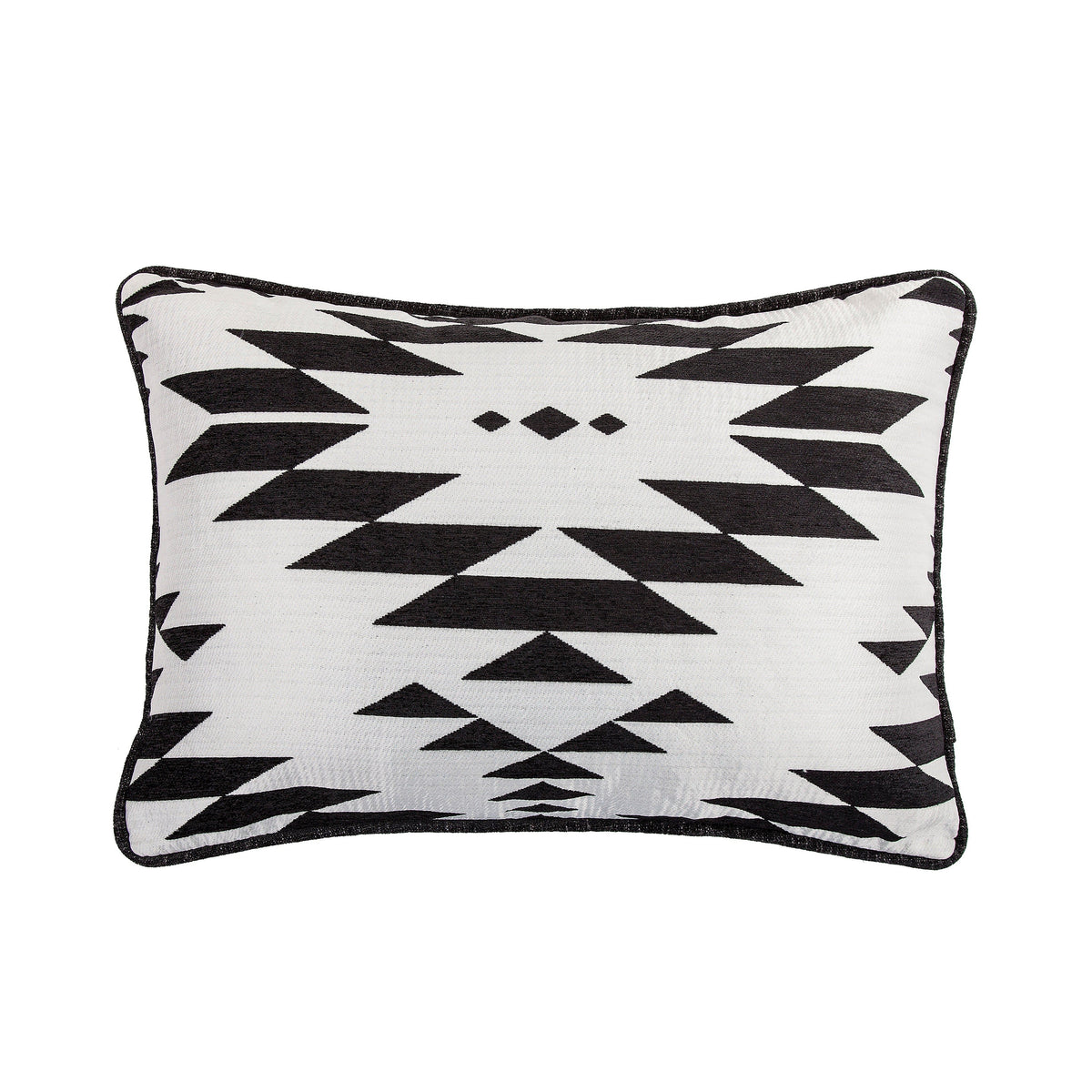 Amelia Aztec Jacquard Lumbar Pillow, 16" x 26", 1PC