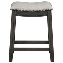Elliston - Backless Counter Stool (Set of 2) - Dark Gray