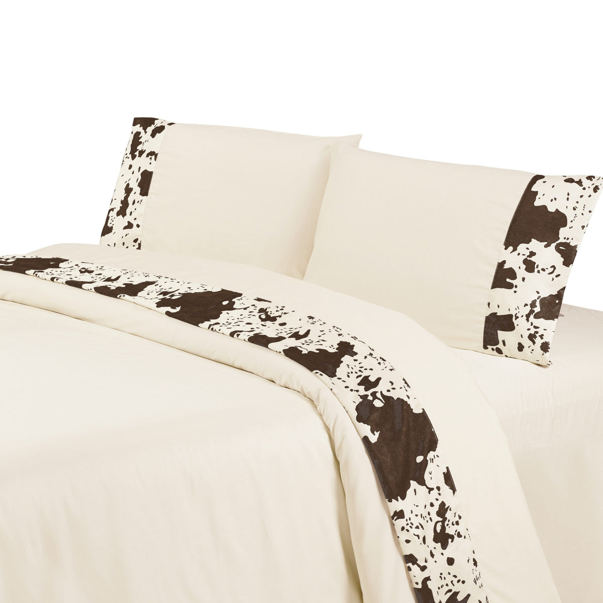 350TC Cowhide Sheet Set, King, Cream, 4PC
