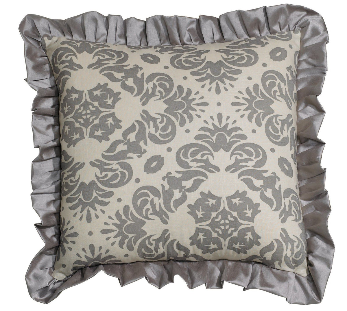 Ruffled Euro Sham, 27" x 27", 1PC
