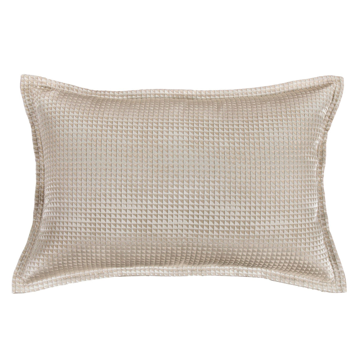 Sydney Jacquard Lumbar Pillow, 16" x 24", Champagne, 1PC