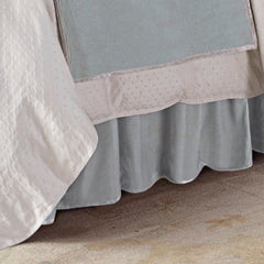 Gatherer Velvet Bed Skirt, Queen, 1PC