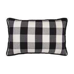 Blackberry Buffalo Check Lumbar Pillow, 16" x 26", 1PC