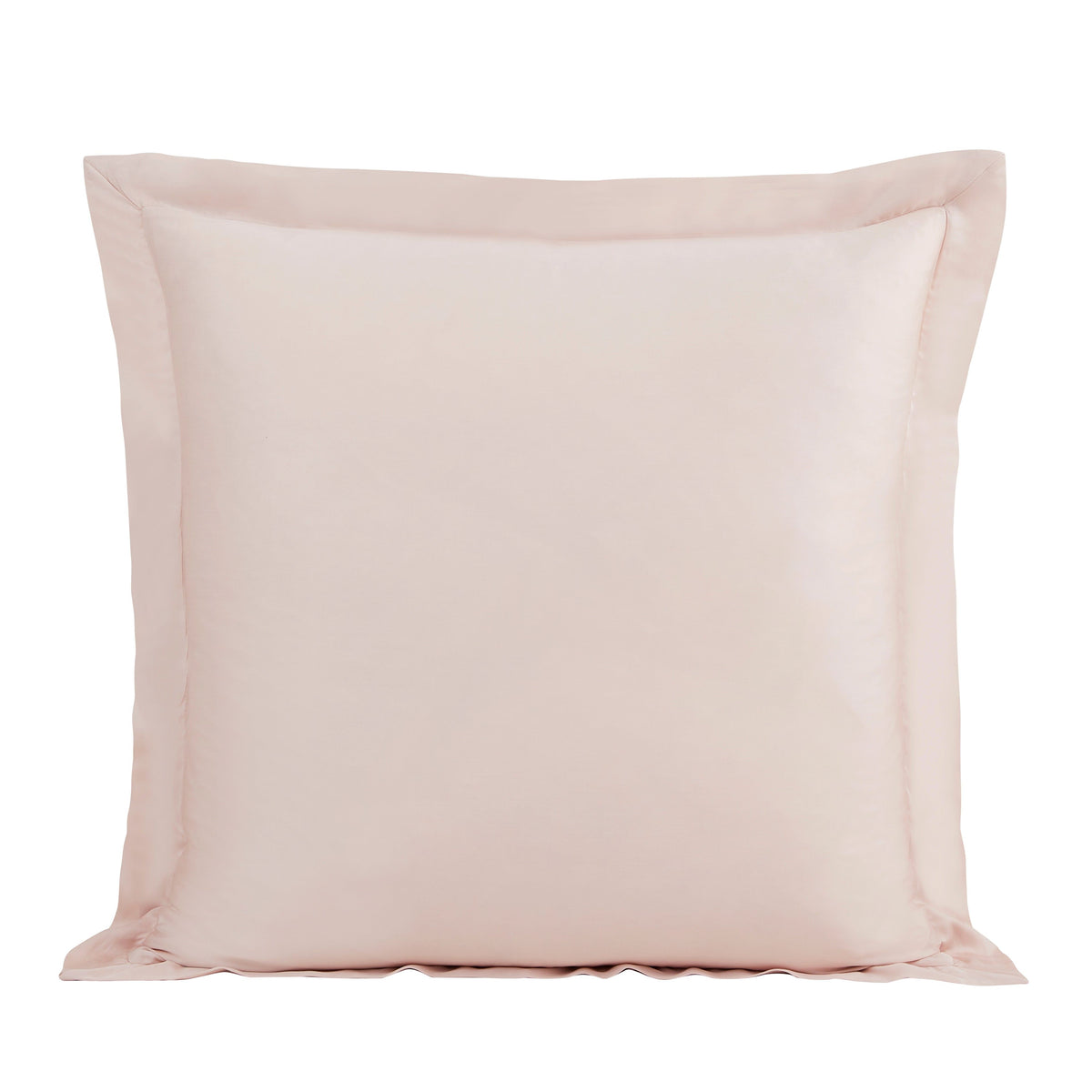 Lyocell Euro Sham, 27" x 27", Blush, 1PC
