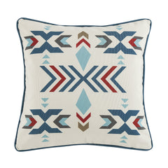 Spirit Valley Indoor/Outdoor Pillow, 20" x 20", Turquoise, 1PC, 2 MOQ