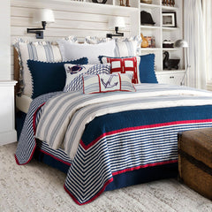 Liberty Reversible Quilt Set, King, 3PC