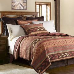 Broken Arrow Reversible Quilt Set, Twin, 2PC