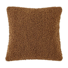Teddy Pillow with Down Insert, 18" x 18", Umber, 1PC