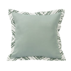Belmont Textured Fabric Graphic Printed Flanged Pillow, 18" x 18", 1PC