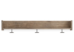 Oliah - Natural - Wall Mounted Coat Rack W/shelf