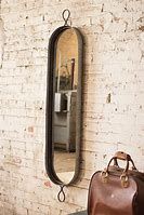 Oval Galvanized Mirror Mirror