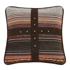 Estes Chenille Pillow, 18" x 18", Copper, 1PC