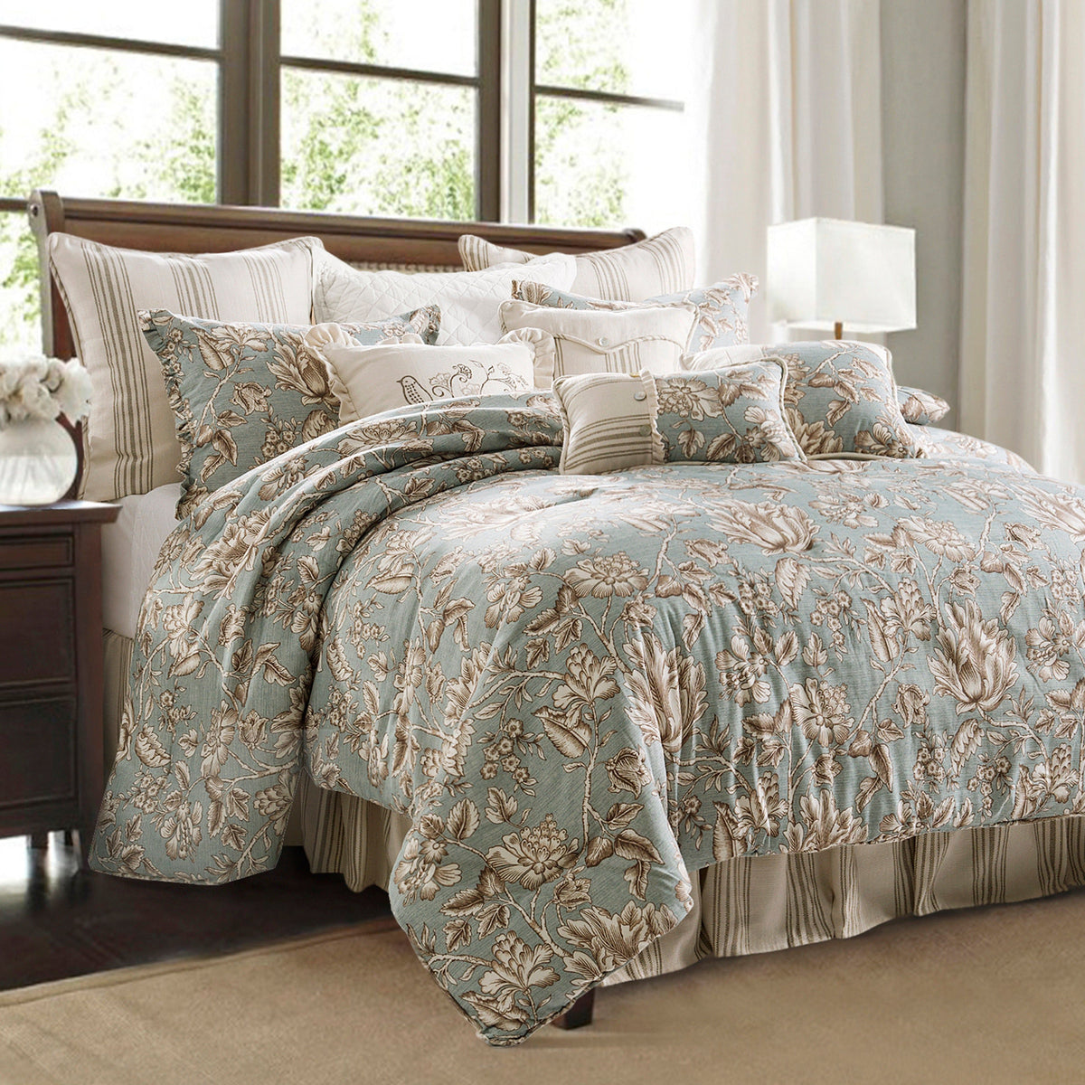 Gramercy Comforter Set, Super Queen, 4PC