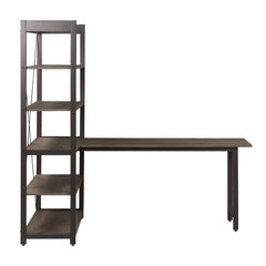 Tanners Creek - 2 Piece Home Office Set (Desk And Bookcase) - Dark Gray