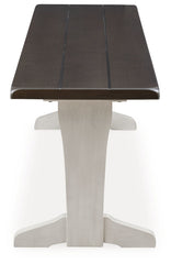Darborn - Gray / Brown - Large Dining Room Bench