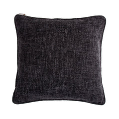 Amelia Charcoal Gray Twill Euro Sham, 27" x 27", 1PC