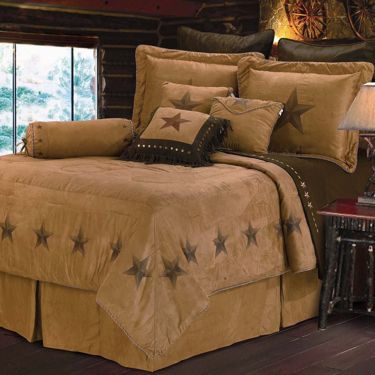 Luxury Star Comforter Set, Super King, 7PC