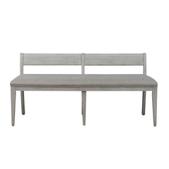 Farmhouse Reimagined - Upholstered Bench - White