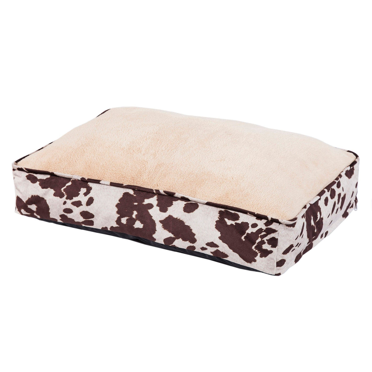 Faux Cowhide Dog Bed, 1PC, 2 MOQ