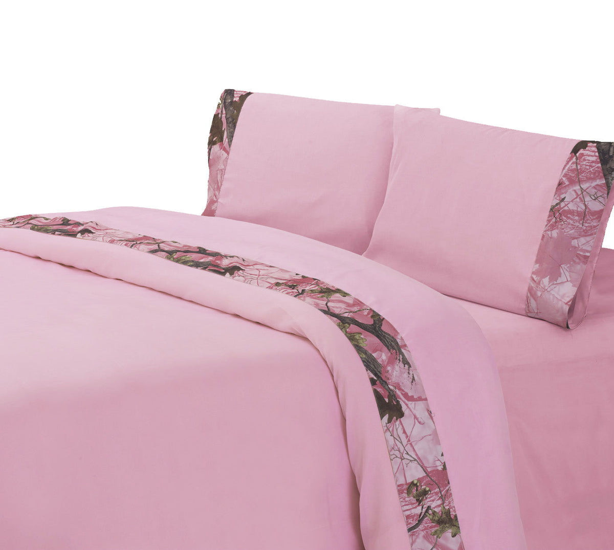 Camo Pink Sheet Set, Queen