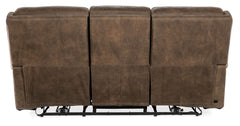 Wheeler - Power Sofa With Power Headrest - Dark Brown