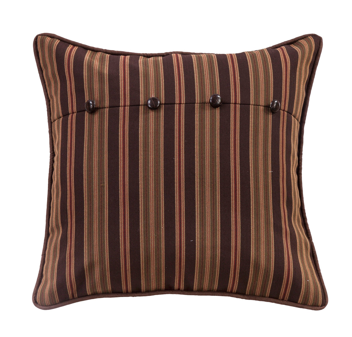 Forest Pine Stripe Euro Sham, 27" x 27", 1PC