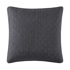 Cotton Comfort Euro Sham, 27" x 27", Charcoal, 1PC