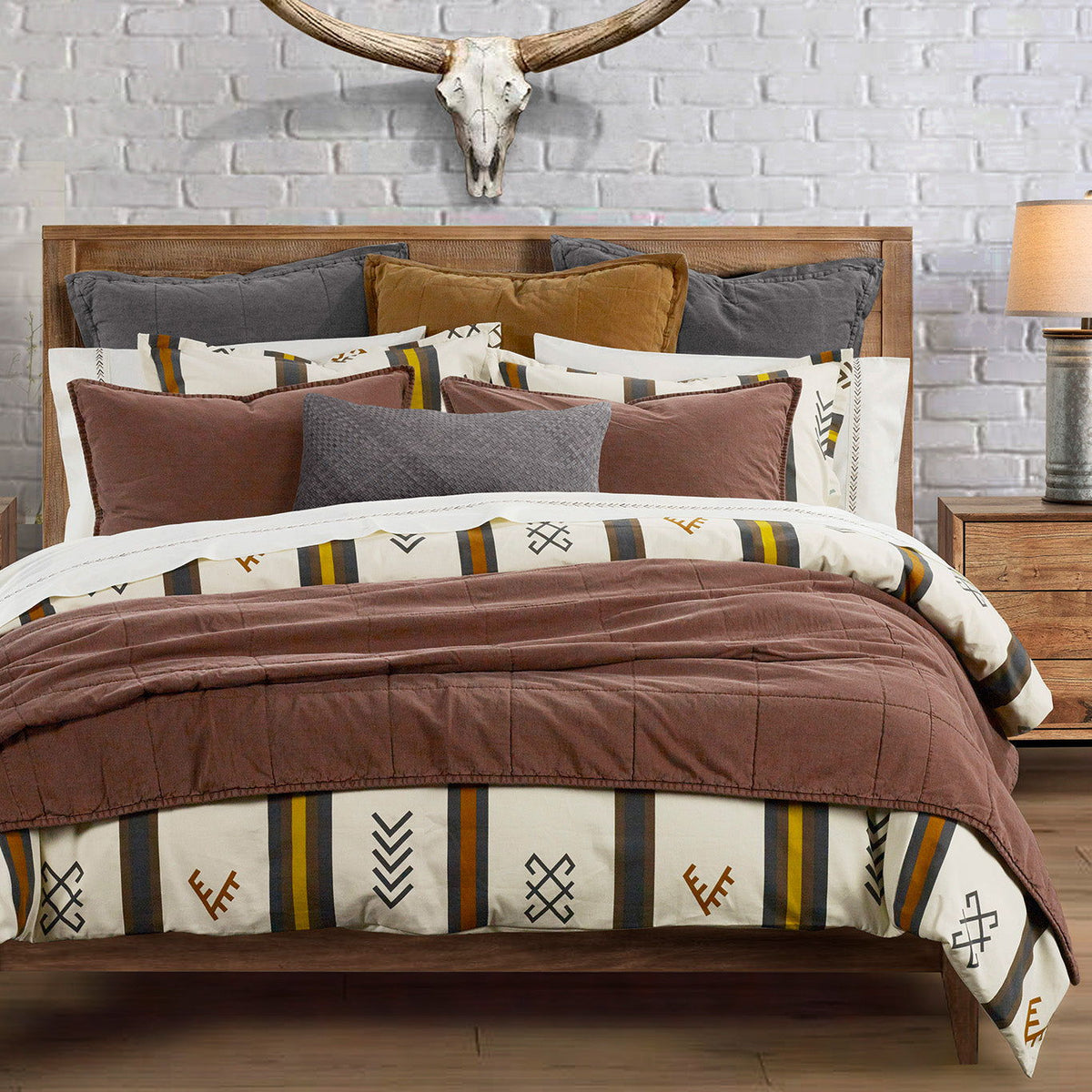 Toluca Canvas Duvet Cover Set, Twin, 2PC