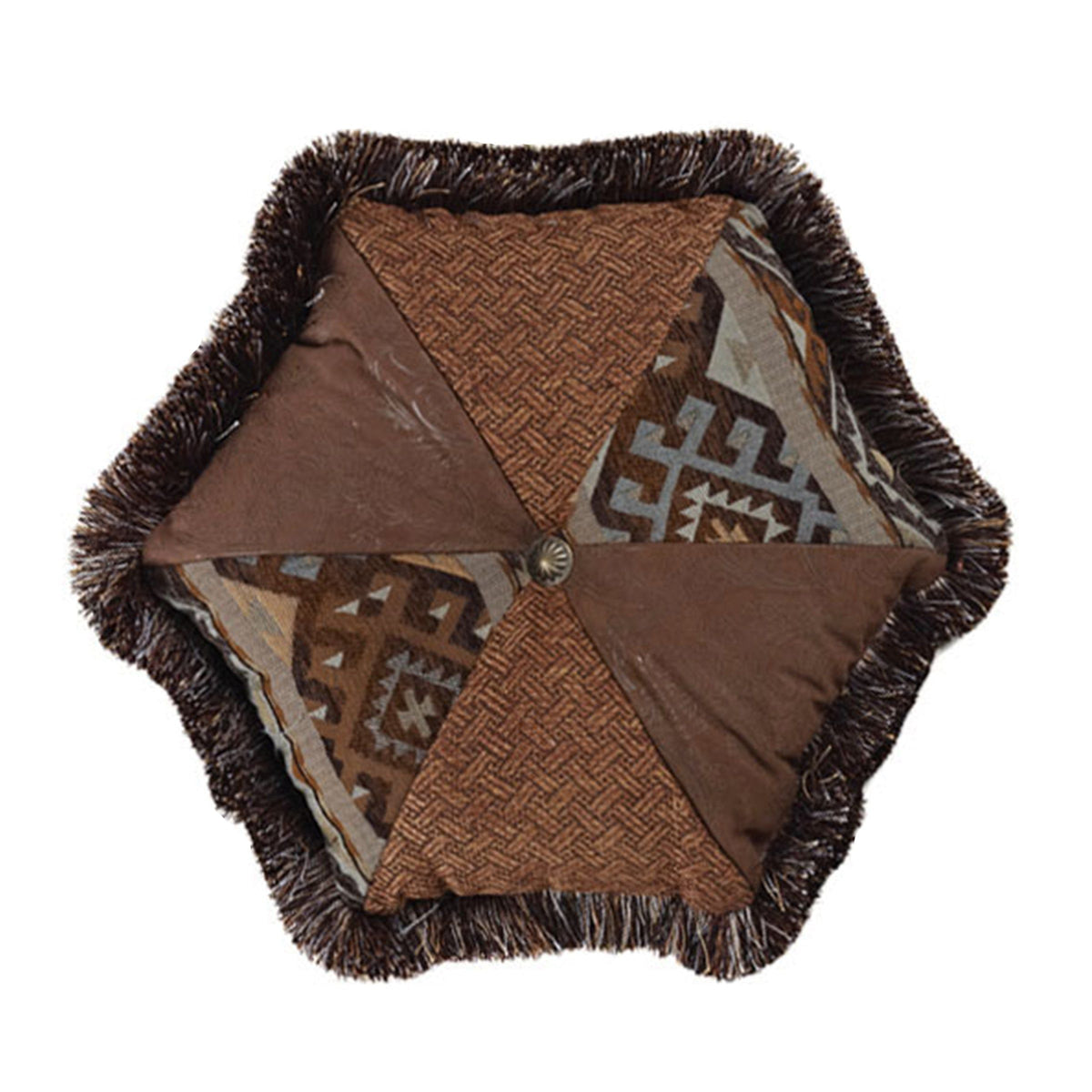 Rio Grande Hexagon Pillow, 17" x 17", 1PC