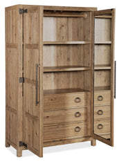 Vineyard Row - Wardrobe - Light Brown
