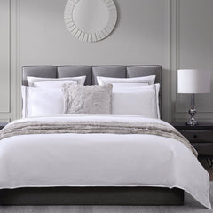 Embroidered Border Sheet Set, Super King, Gray, 4PC