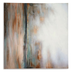 Weatheridge - Grey / Gold - Wall Art