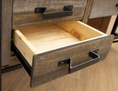 Loft Brown - Desk - Two Tone Gray / Brown