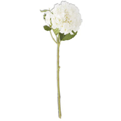 20" White Real Touch Hydrangea Spray