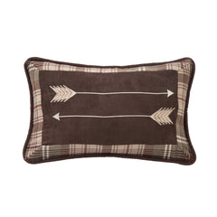 Huntsman Embroidered Arrow Pillow, 12" x 19", 1PC