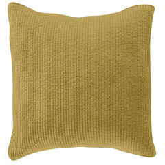 Stonewashed Cotton Waffle Weave Euro Sham, 27" x 27", Tuscan, 1PC