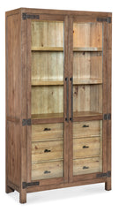 Vineyard Row - Display Cabinet - Light Brown