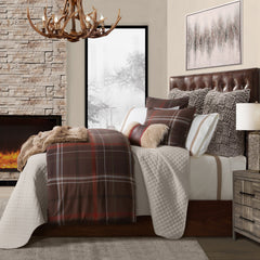 Jackson Plaid Duvet Cover Set, Super King, 3PC
