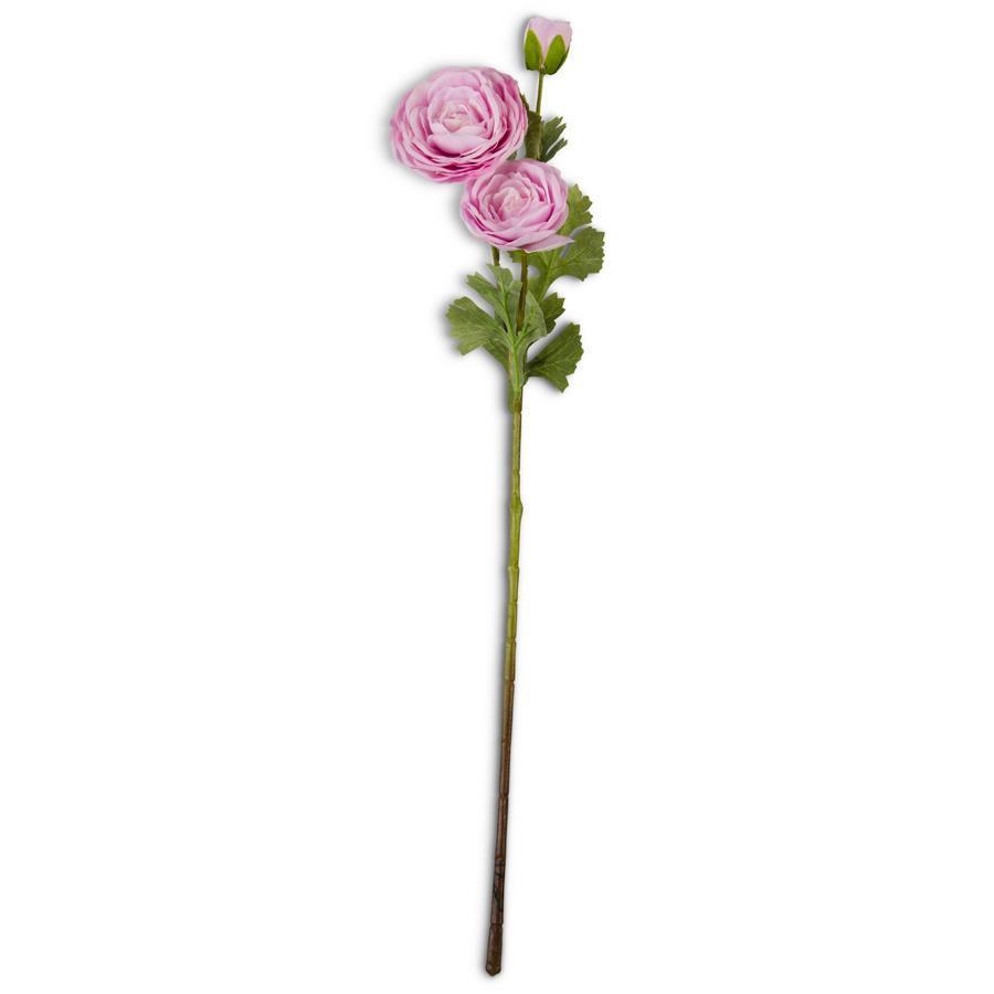 25" Pink Ranunculus Stem