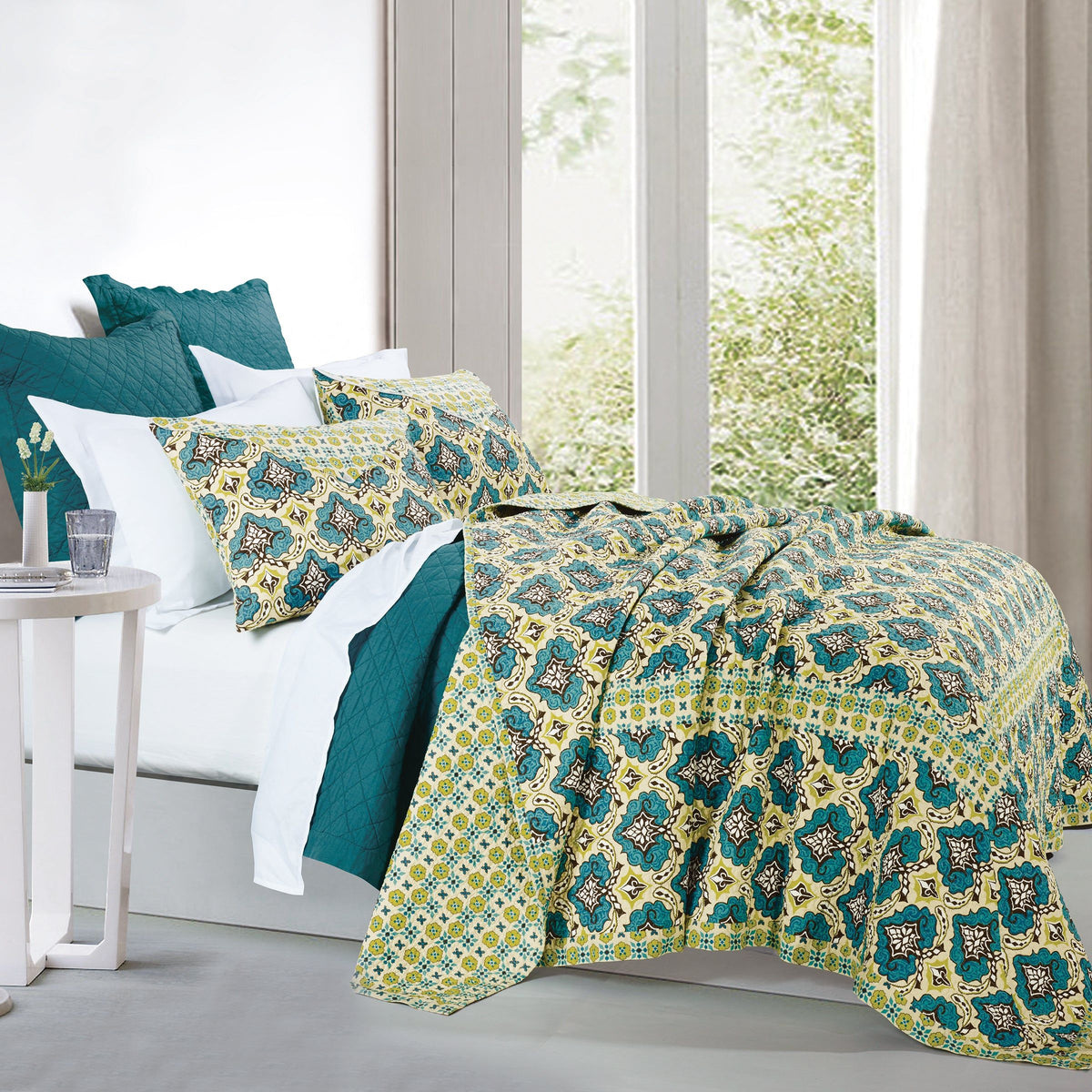 Salado Reversible Quilt Set, Twin, 2PC