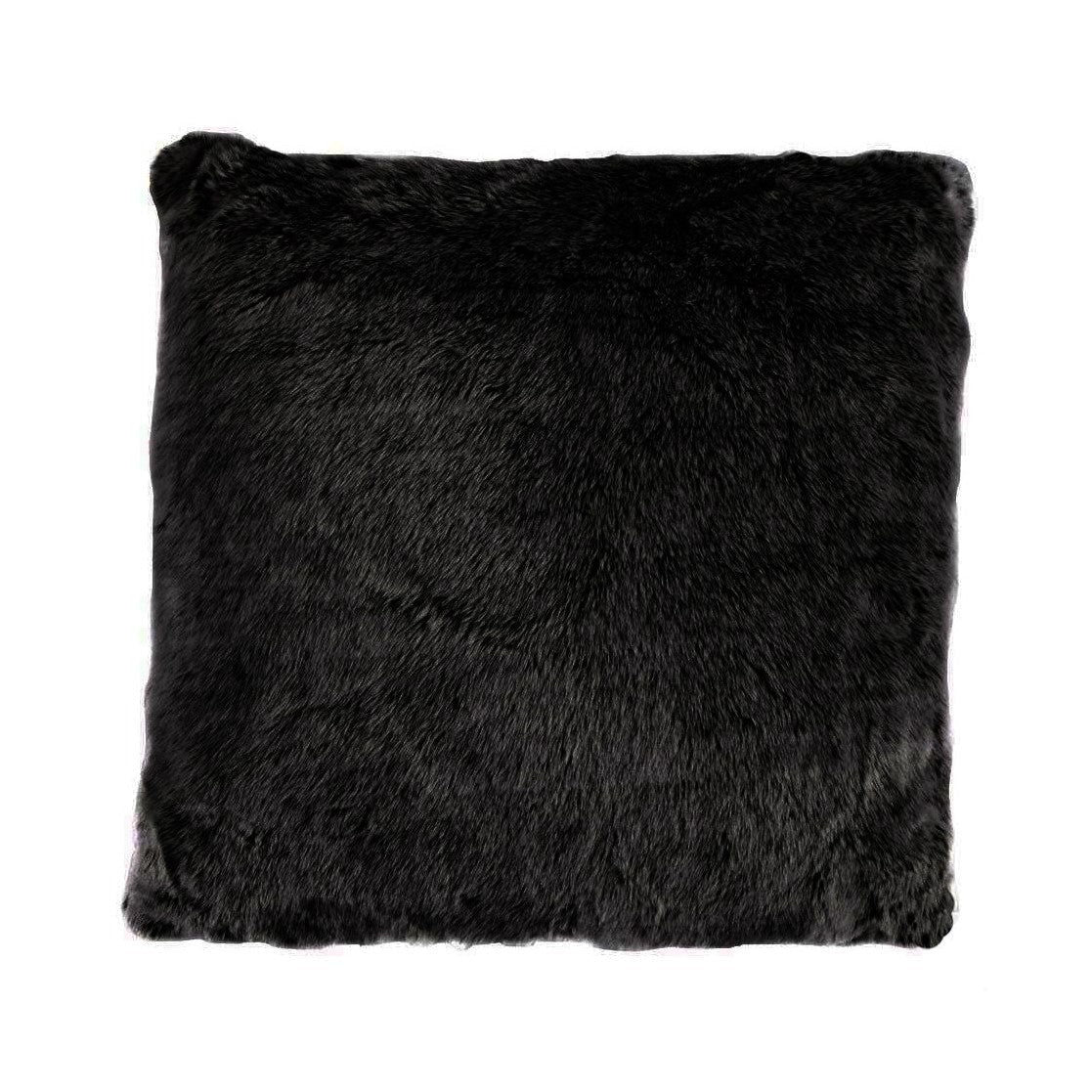 Arctic Bear Pillow, 22" x 22", Black, 1PC