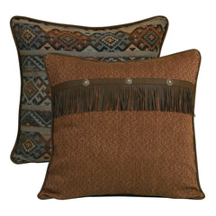 Del Rio Fringed Reversible Euro Sham, 27" x 27", 1PC