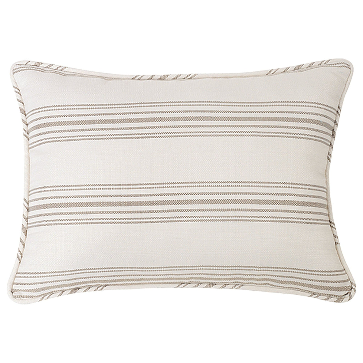 Prescott Stripe Pillow Sham, 21" x 34", Taupe, 2PC