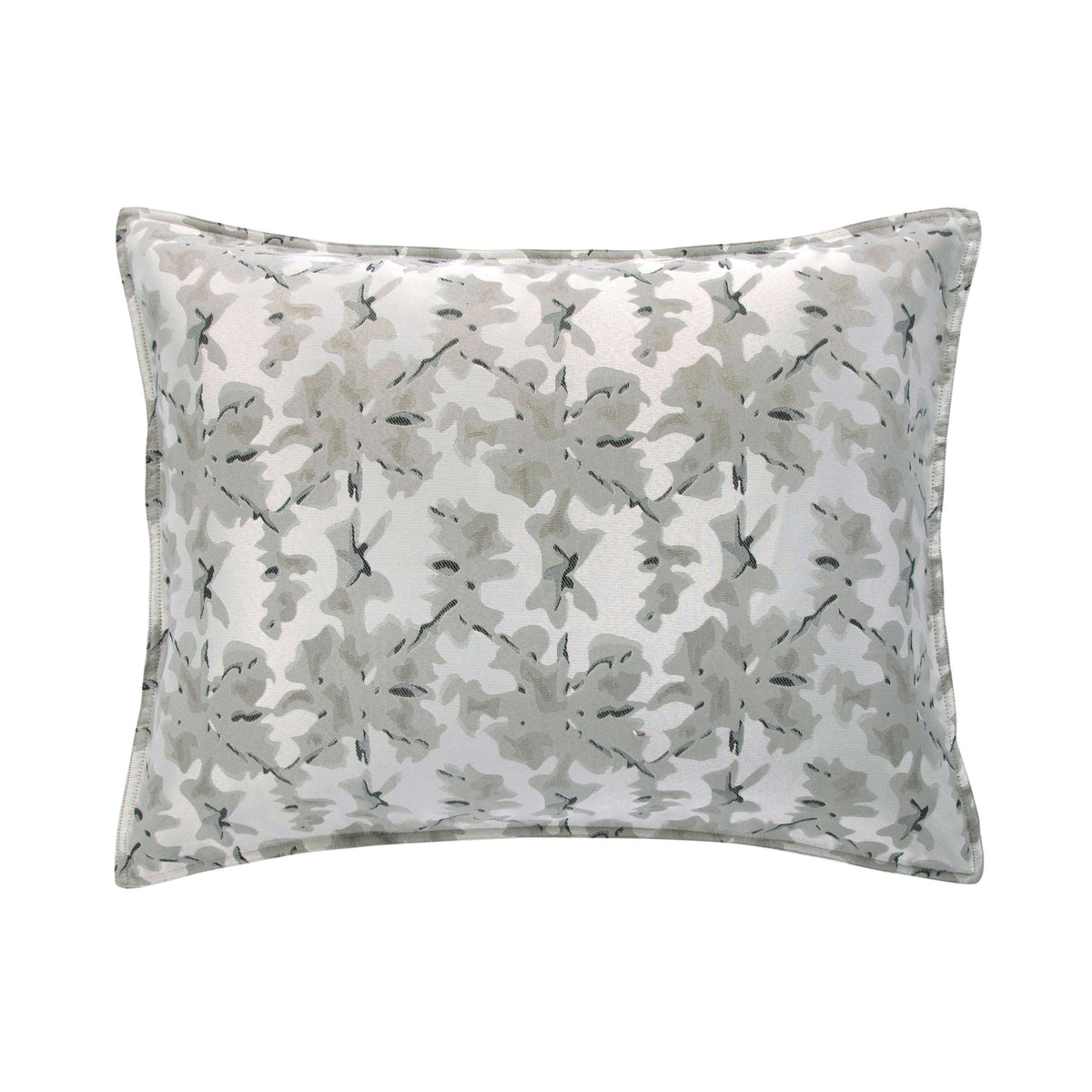 Warshack Silver & Gray Inkblot Pillow Sham Set, 21" x 34", 2PC